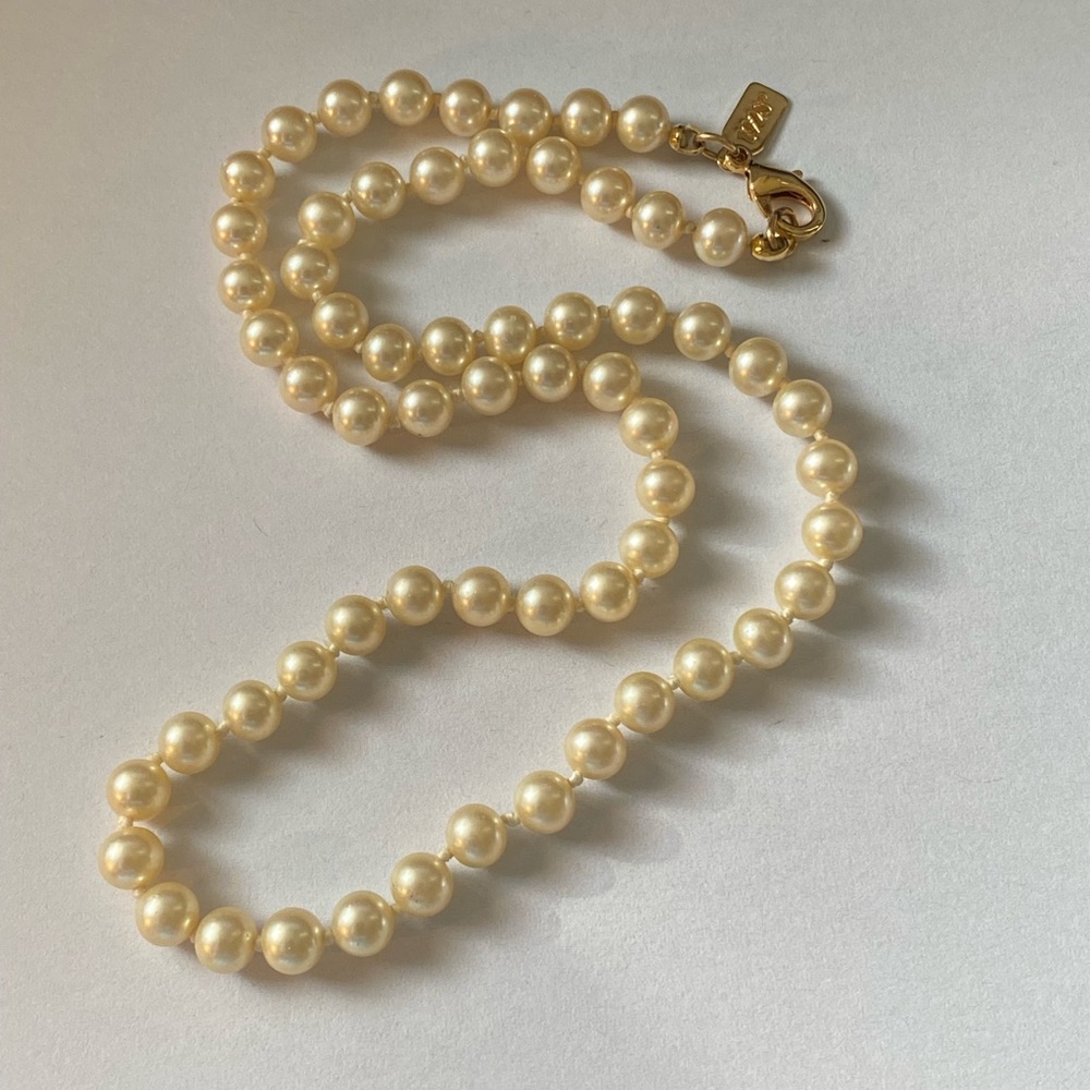 1928 Brand Cream Pearl Necklace Faux Pearl Necklace